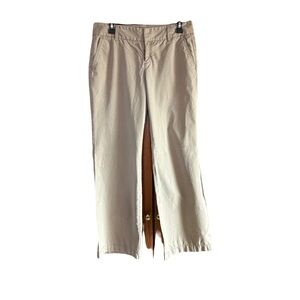 J. Crew women’s wide leg Khaki Chinos size 8R
